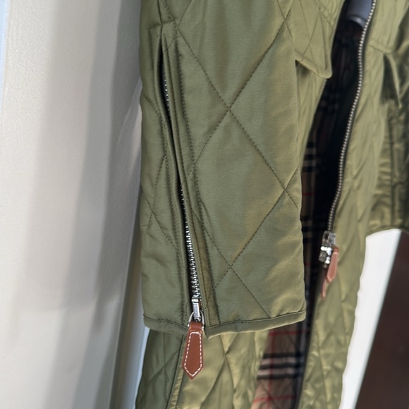 Authentic Burberry Monogram Motif Quilted Riding Coat - Picture 16 of 17